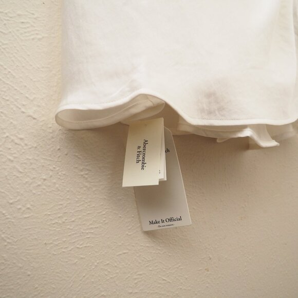 NWT Abercrombie & Fitch Pearl Cowl Neck Sleeveless Draped Maxi Dress sz Medium P - Picture 7 of 8